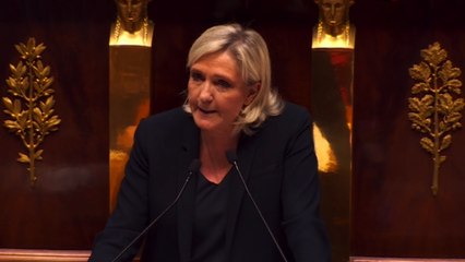 Pour Marine Le Pen, "la politique du pire serait de ne pas voter la censure" contre Barnier