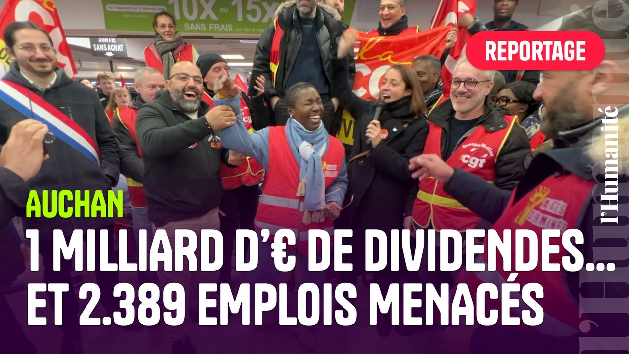 Plan social chez Auchan : la CGT cible l'hypermarché de Fontenay-sous-Bois