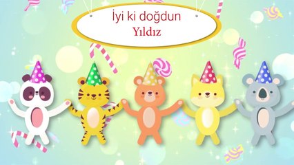 İyi ki Doğdun Yıldız - İsme Özel Çocuk Doğum Günü Şarkısı