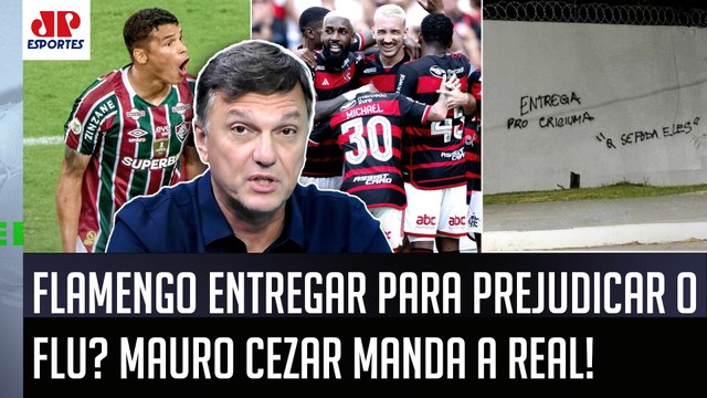 O Flamengo ENTREGAR JOGO pro Fluminense CAIR??? Cara, SINCERAMENTE... Mauro Cezar MANDA A REAL!
