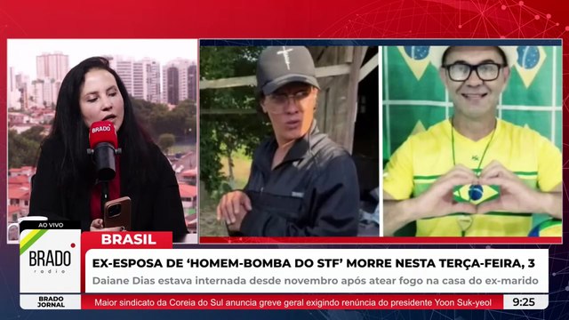 APRESENTADORES DEBATEM MORTE SUSPEITA DA ESPOSA DO “HOMEM BOMBA DO STF”