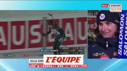 Simon : «J'ai eu du mal à me concentrer sur le tir» - Biathlon - CM (F)