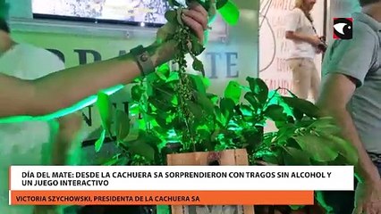 Día del Mate: Desde La Cachuera SA sorprendieron con tragos sin alcohol y un juego interactivo