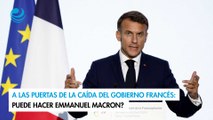 A las puertas de la caída del gobierno francés: ¿Qué puede hacer Emmanuel Macron?