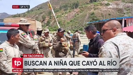 Buscan a una niña que fue arrastrada por el río en Tacopaya y ya son dos las desaparecidas en Cochabamba
