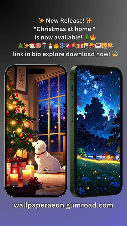 Christmas at Home - Stunning Holiday Phone Wallpapers!