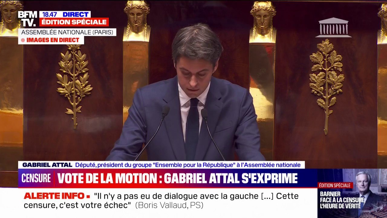 Gabriel Attal: "Nous en sommes au point où les Français n'écoutent plus les politiques parce que tout cela tourne désormais à vide"