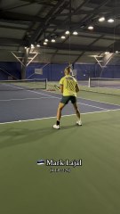 Mark Lajal destroying the ball on the forehand side ⚒️