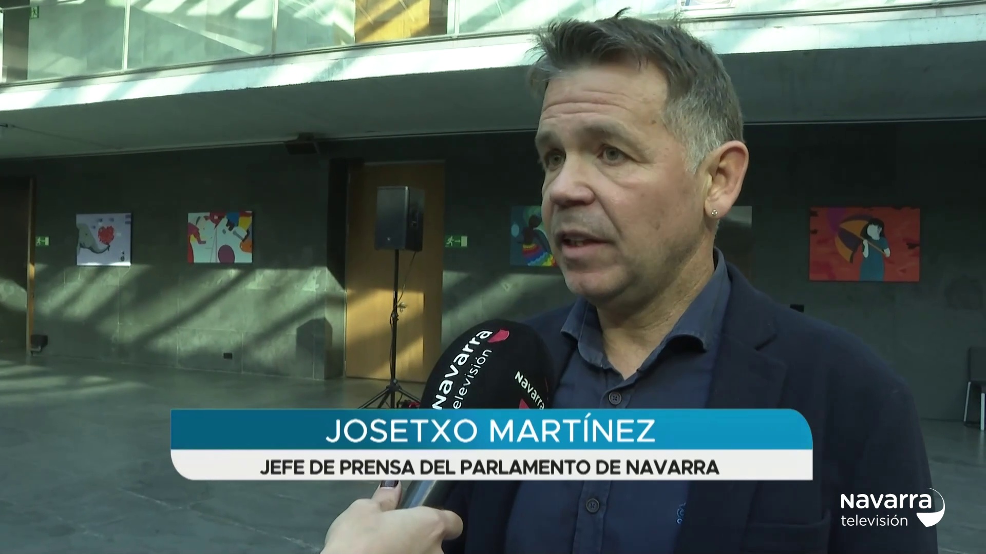 Visitamos el Parlamento de Navarra