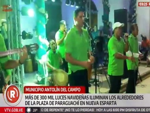 Nueva Esparta | Familias disfrutaron con amor y alegría del encendido de luces navideñas 2024