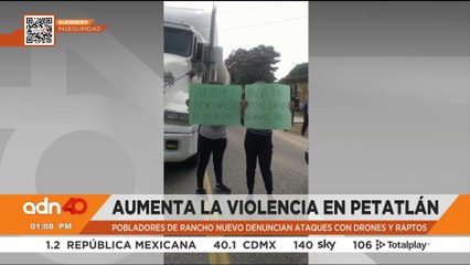 Denuncian ataques con drones en Petatlán, Guerrero