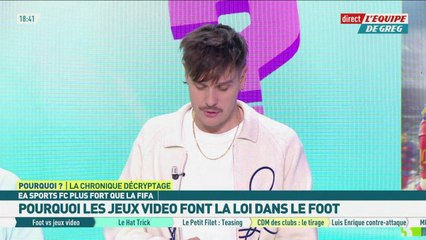 Pourquoi le foot doit dire merci aux jeux vidéo ? - L'Équipe de Greg - extrait