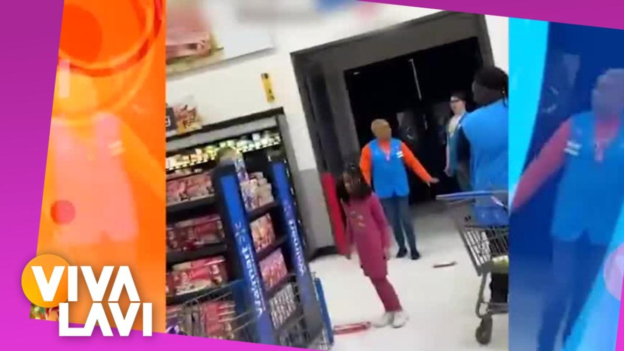 Menor causa destrozos en supermercado