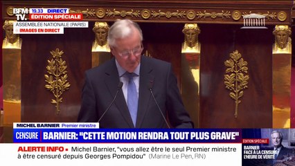 "Avant même que je forme mon gouvernement, vous me disiez 'nous allons voter la censure'": Michel Barnier prend à partie Boris Vallaud (PS)