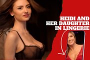 Heidi Klum and daughter make a stylish impact in stunning lingerie shoot