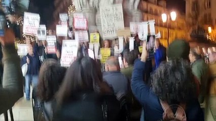 Manifestação de jornalistas da Trust in News