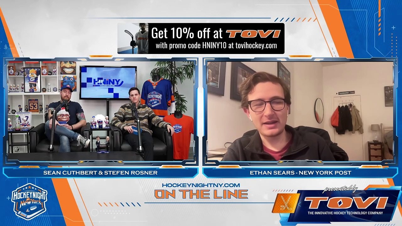 On The Line: Ethan Sears Discusses the Islanders Power Play