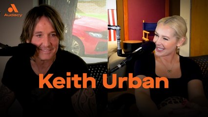 Keith Urban Chats with Katie Neal at Nashville's Audacy Studios 🎸