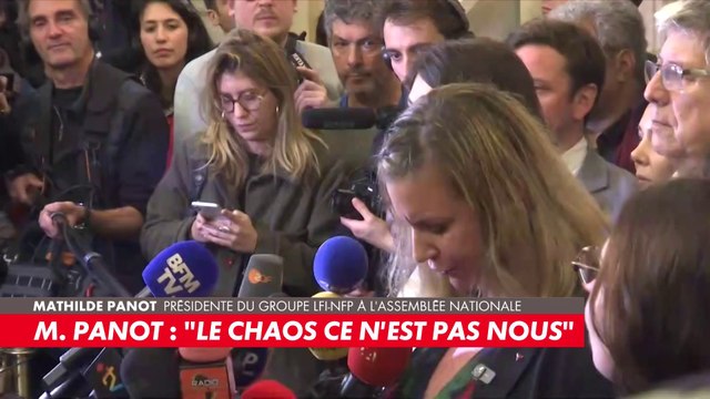 Mathilde Panot : «Nous demandons à Emmanuel Macron de s'en aller.»