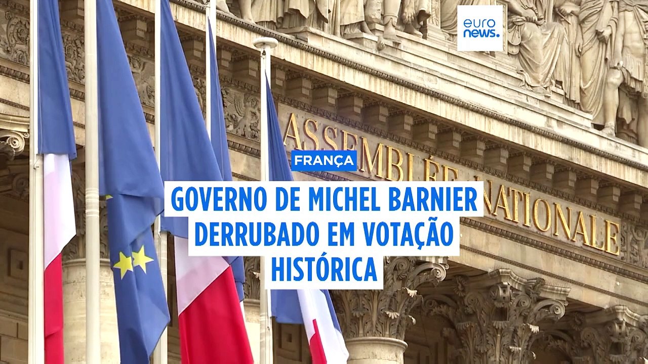 França: governo de Barnier derrubado em votação histórica