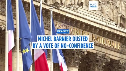 French government is ousted less than three months in office after left and far-right team up