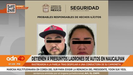 Cae pareja de extorsionadores en la alcaldía Benito Juarez