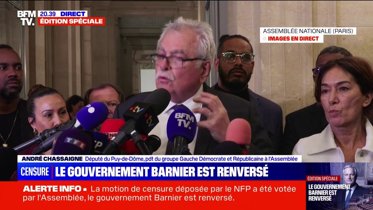André Chassaigne (PCF) demande "un Premier ministre de gauche issu du NFP" pour "construire autre chose"