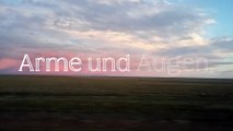 Arme und Augen (schläfrig durch die Pampa, samt fluffigen Fonts) (aus: 