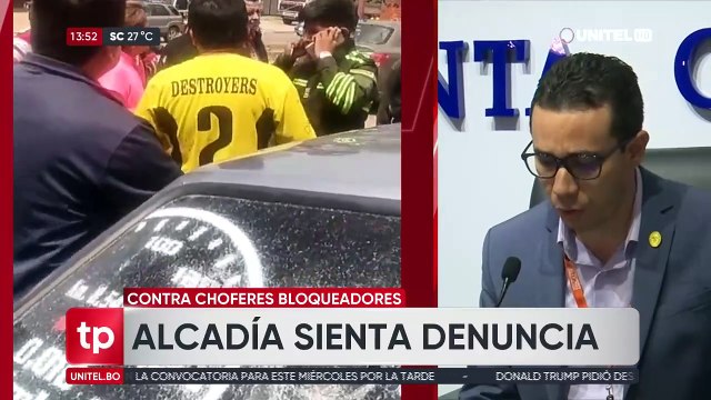 Fiscalía admite denuncia de la Alcaldía contra choferes que bloquearon y agredieron a diferentes personas