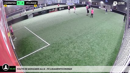 Faute de Mohamed Ali A - Fc Ligaments Croisés