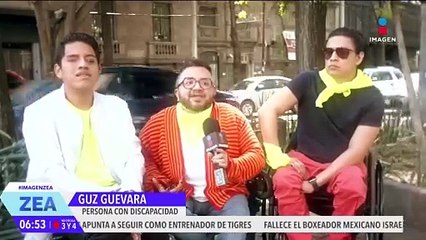 Guz vive con "huesos de cristal", es activista y actor