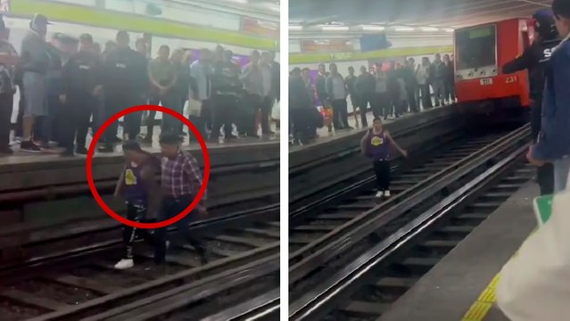 Metro CDMX: Sujeto baja a zona de vías de la Línea 3 en la estación Hidalgo