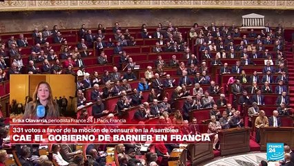 Informe desde París: qué pasará en las próximas horas tras la caída del gobierno de Barnier