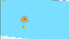 Pou Gameplay – Cloud Pass Minigame ☁️ | Control Pou, Dodge the Clouds!