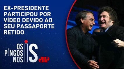 Bolsonaro elogia Javier Milei na abertura da Conferência de Ação Política Conservadora