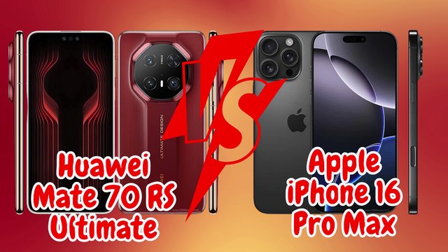 Huawei Mate 70 RS Ultimate Vs Apple iPhone 16 Pro Max