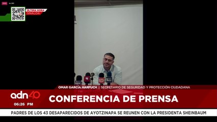 🚨¡Última Hora! Omar García Harfuch ofrece conferencia de prensa desde Sinaloa
