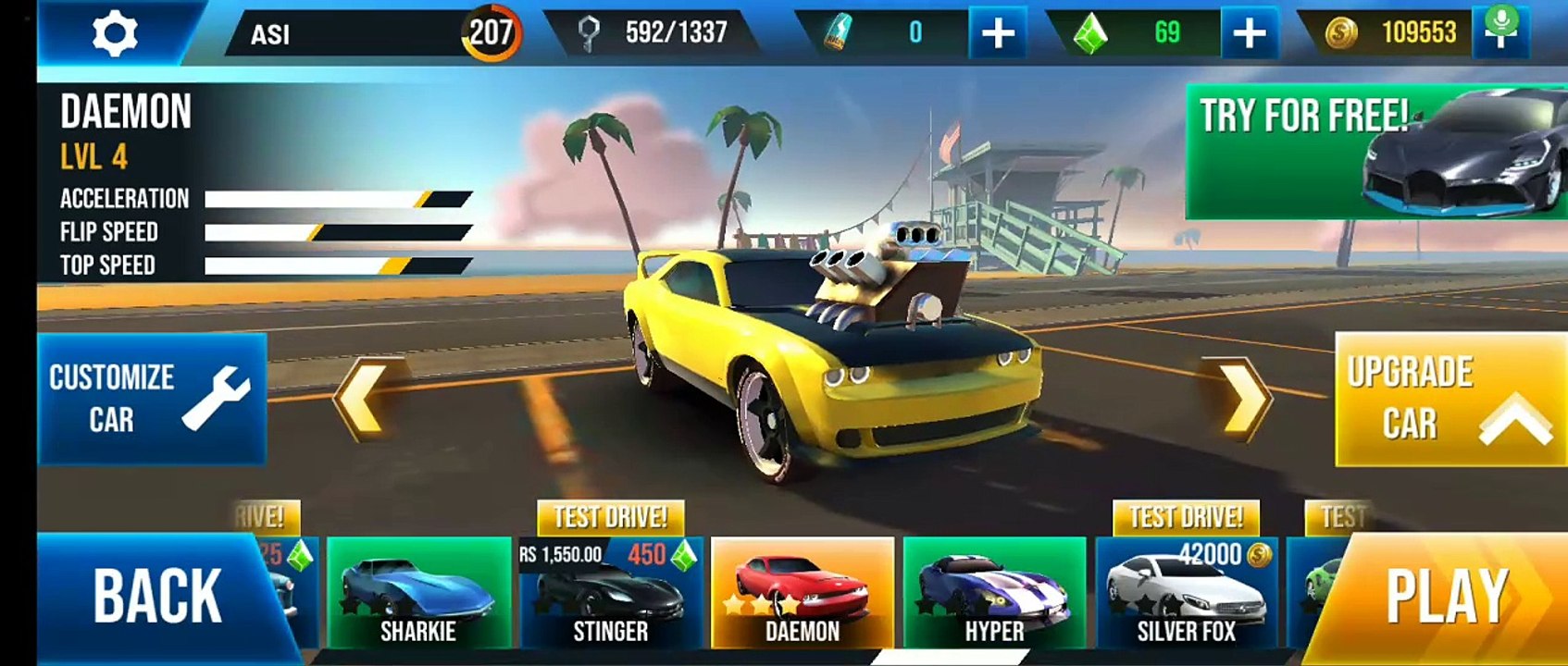 Stunt Car Extreme - Level 398 "MOOSE'S DOCKS 3" PERFECT RUN