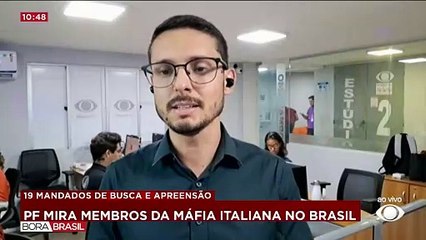 PF mira membros da máfia italiana no Brasil