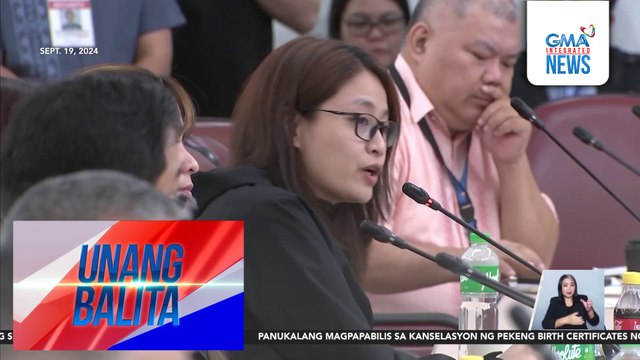 Alice Guo, nakatakdang basahan ng sakdal ngayong araw para sa kasong material misrepresentation | Unang Balita