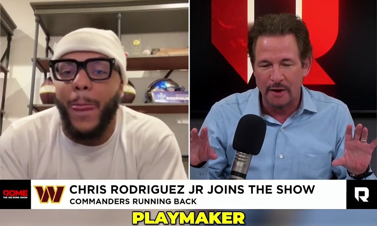 Chris Rodriguez Jr. on his rookie quarterback