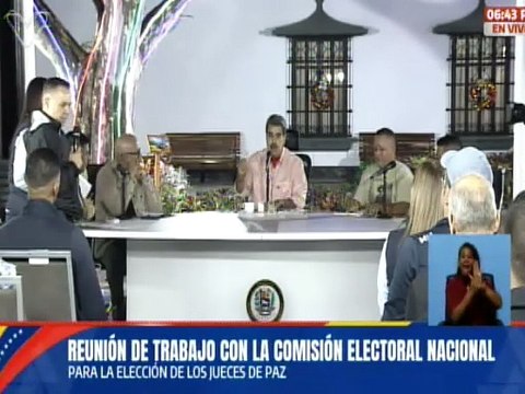 Autoridades del CNE explican el proceso de votación para las elecciones de jueces y juezas de paz