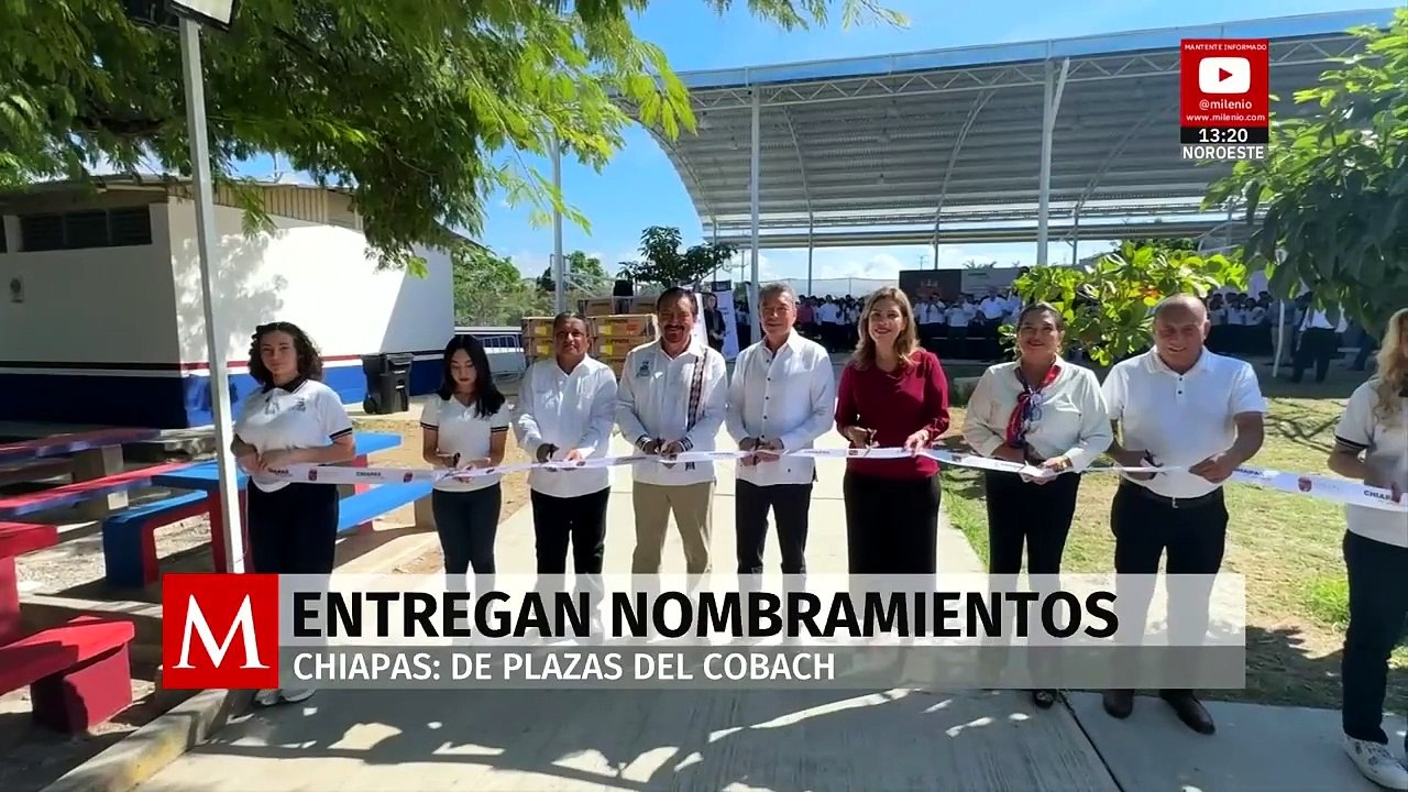 En Chiapas, entregan nombramientos de plazas definitivas del Cobach