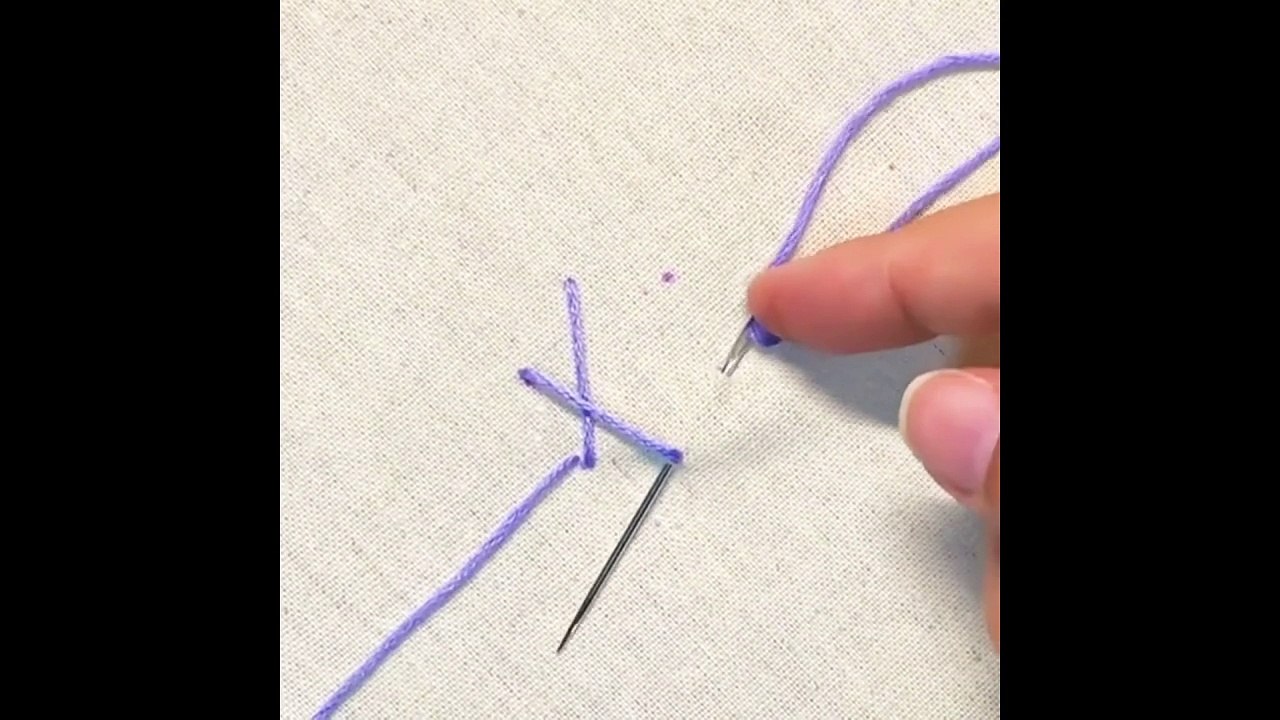 how to embroider six-pointed star amazing embroidery tutorial #embroidery #sewing #diy #lifehacks