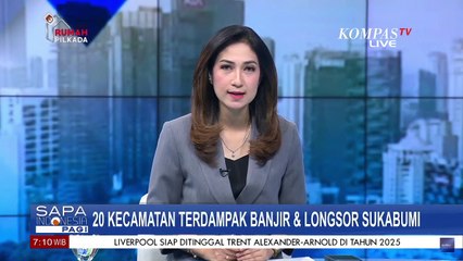 Penampakan Jalan Provinsi di Cianjur yang Ambles Akibat Tanah Longsor