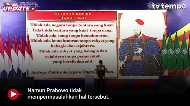 Prabowo Mengaku Diancam IHSG akan Turun Jika Jalankan Makan Bergizi Gratis