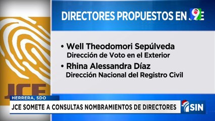 JCE somete a los partidos la propuesta de directores | Emisión Estelar SIN con Alicia Ortega
