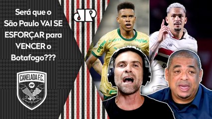 O São Paulo VAI ENTREGAR pro Botafogo para FO%&R o Palmeiras??? OLHA ESSE DEBATE POLÊMICO!