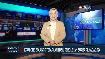 KPU Bone Bolango Tetapkan Hasil Perolehan Suara Pilkada 2024