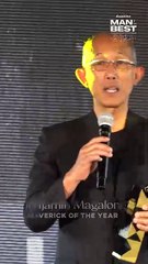 Benjamin Magalong Accepts Award at MAHB 2024 | Esquire Philippines